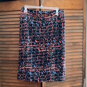 Pencil skirt, never worn, can fit XL- 2XL multi color very stretchy